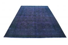 Carpetido Design Vintage-Teppich Blau Lila in 480x340