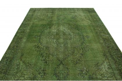 Carpetido Design Vintage-Teppich Grün in 350x240 (4 / 6)