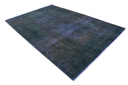 Carpetido Design Vintage-Teppich Blau in 320x210 (2 / 6)