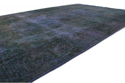Carpetido Design Vintage-Teppich Blau in 320x210 (6 / 6)