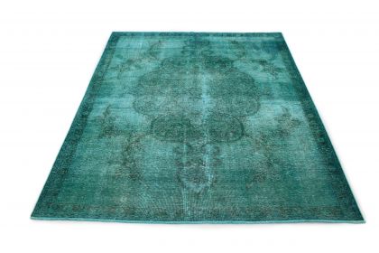 Carpetido Design Vintage-Teppich Türkis in 310x230 (1 / 5)