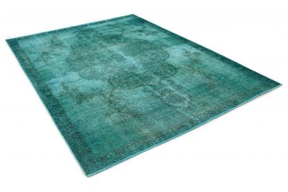 Carpetido Design Vintage-Teppich Türkis in 310x230 (2 / 5)
