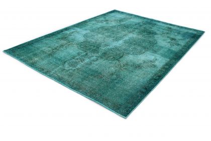 Carpetido Design Vintage-Teppich Türkis in 310x230 (3 / 5)