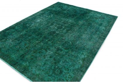 Carpetido Design Vintage-Teppich Grün Türkis in 310x230 (4 / 6)