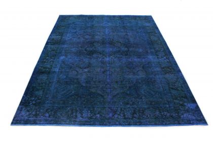 Carpetido Design Vintage-Teppich Blau in 330x250
