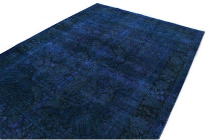 Carpetido Design Vintage-Teppich Blau in 330x250 (4 / 6)