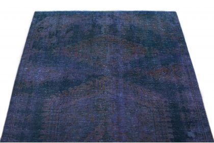 Carpetido Design Vintage Rug Blue in 270x160 (4 / 6)