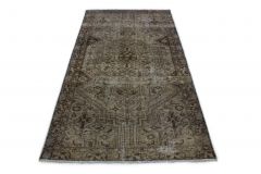 Carpetido Design Vintage-Teppich Grau in 230x120