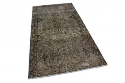 Carpetido Design Vintage-Teppich Grau in 230x120 (3 / 6)