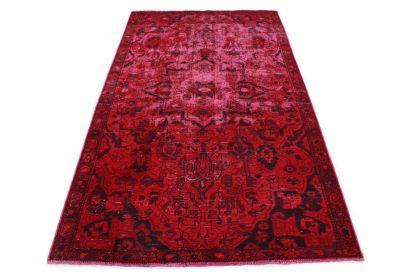 Carpetido Design Vintage-Teppich Rot in 270x150