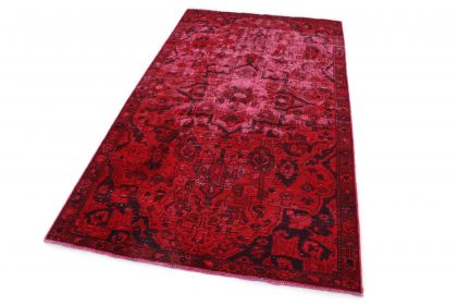 Carpetido Design Vintage-Teppich Rot in 270x150 (2 / 7)