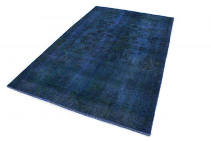 Carpetido Design Vintage Rug Blue in 280x180 (2 / 7)