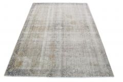 Carpetido Design Vintage Rug Light Gray Blue in 370x260