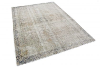 Carpetido Design Vintage Rug Light Gray Blue in 370x260 (2 / 6)