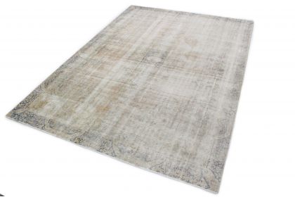 Carpetido Design Vintage Rug Light Gray Blue in 370x260 (3 / 6)