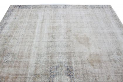 Carpetido Design Vintage Rug Light Gray Blue in 370x260 (4 / 6)