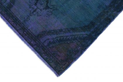 Carpetido Design Vintage Rug Blue in 220x110 (5 / 7)