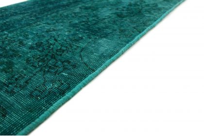Carpetido Design Vintage-Teppich Türkis Grün in 300x70 (5 / 5)