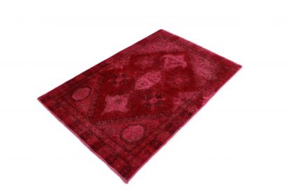 Carpetido Design Vintage Rug Red in 140x90 (3 / 6)