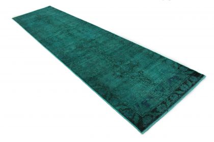 Carpetido Design Vintage-Teppich Grün in 400x100 (2 / 6)