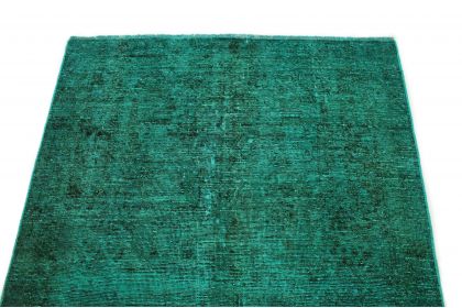 Carpetido Design Vintage-Teppich Grün Türkis in 220x130 (5 / 6)