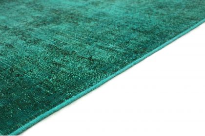 Carpetido Design Vintage-Teppich Grün Türkis in 220x130 (6 / 6)