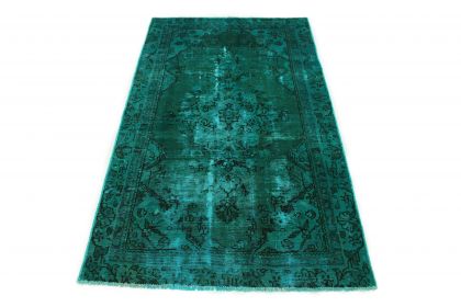 Carpetido Design Vintage Rug Green Turquoise in 190x110