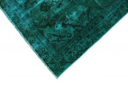 Carpetido Design Vintage-Teppich Grün Türkis in 190x110 (5 / 6)