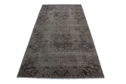 Carpetido Design Vintage-Teppich Grau in 290x140