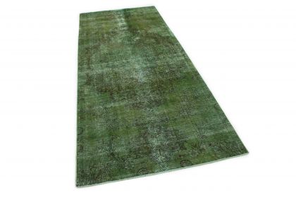 Carpetido Design Vintage Rug Runner Green in 340x140 (2 / 7)
