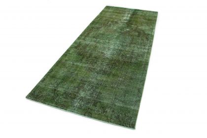 Carpetido Design Vintage Rug Runner Green in 340x140 (3 / 7)