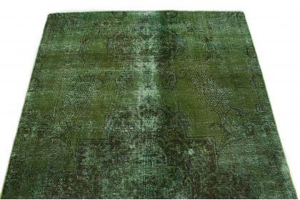 Carpetido Design Vintage Rug Runner Green in 340x140 (4 / 7)