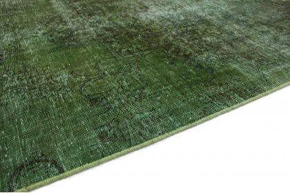Carpetido Design Vintage Rug Runner Green in 340x140 (6 / 7)