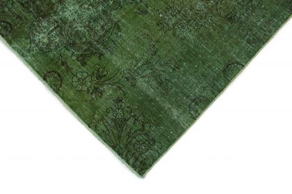 Carpetido Design Vintage Rug Runner Green in 340x140 (7 / 7)