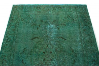 Carpetido Design Vintage-Teppich Türkis in 190x140 (3 / 5)