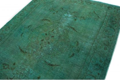 Carpetido Design Vintage-Teppich Türkis in 190x140 (4 / 5)