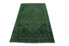 Carpetido Design Vintage-Teppich Grün in 200x120