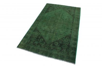 Carpetido Design Vintage-Teppich Grün in 200x120 (2 / 6)