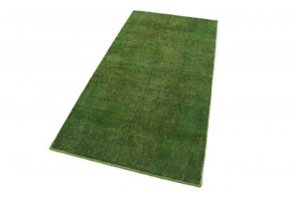 Carpetido Design Vintage-Teppich Grün in 210x110 (3 / 8)