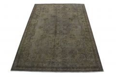 Carpetido Design Vintage-Teppich Grau Schlamm in 320x230