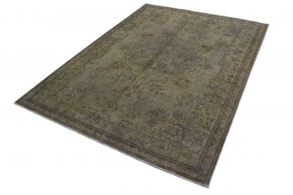 Carpetido Design Vintage-Teppich Grau Schlamm in 320x230 (2 / 7)