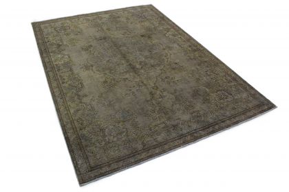 Carpetido Design Vintage-Teppich Grau Schlamm in 320x230 (3 / 7)