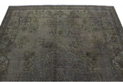 Carpetido Design Vintage-Teppich Grau Schlamm in 320x230 (4 / 7)