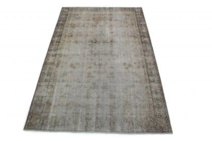 Carpetido Design Vintage-Teppich Hellgrau Blau in 300x190 (1 / 7)