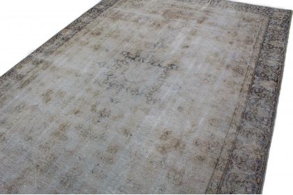 Carpetido Design Vintage-Teppich Hellgrau Blau in 300x190 (6 / 7)