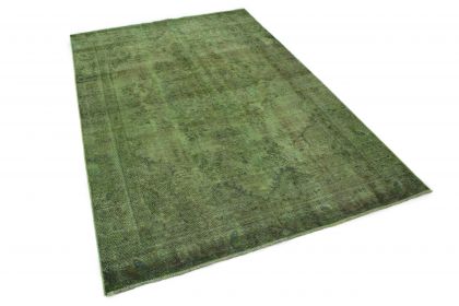 Carpetido Design Vintage-Teppich Grün in 280x180 (3 / 7)