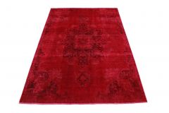 Carpetido Design Vintage-Teppich Rot in 270x190