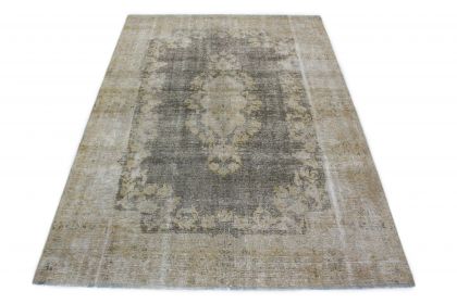 Carpetido Design Vintage-Teppich Hellgrau Grau in 320x220 (1 / 7)