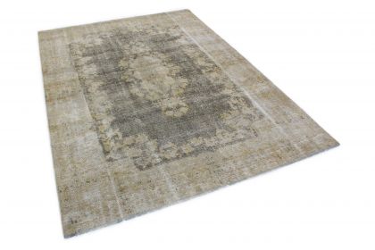 Carpetido Design Vintage-Teppich Hellgrau Grau in 320x220 (3 / 7)