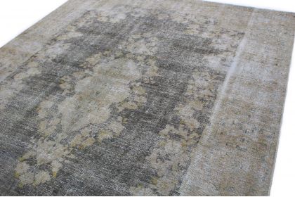 Carpetido Design Vintage-Teppich Hellgrau Grau in 320x220 (6 / 7)